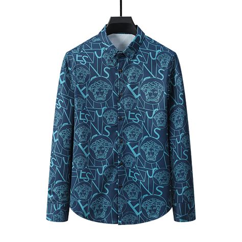 versace long sleeve shirt replica|1st copy versace shirt men.